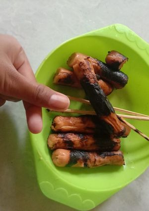 Foto resep Sosis bakar gosong gurih mantap 👍