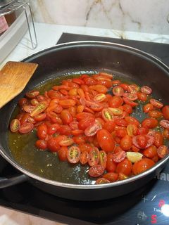 Una foto de Salsa casera de tomate
