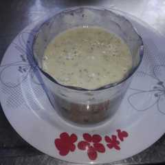 A picture of Smootie banana y jengibre.