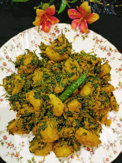आलू मेथी की सब्जी (Aloo methi ki sabzi recipe in Hindi) रेसिपी मुख्य फोटो