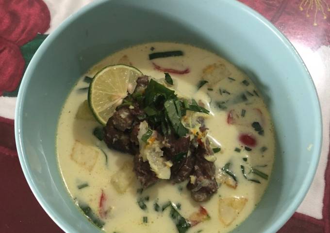 Soto betawi pakai susu