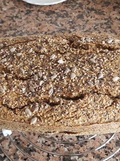 Una foto de Pan de quinoa y chía vegano