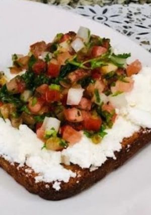 Una foto de Cena ligera con requesón