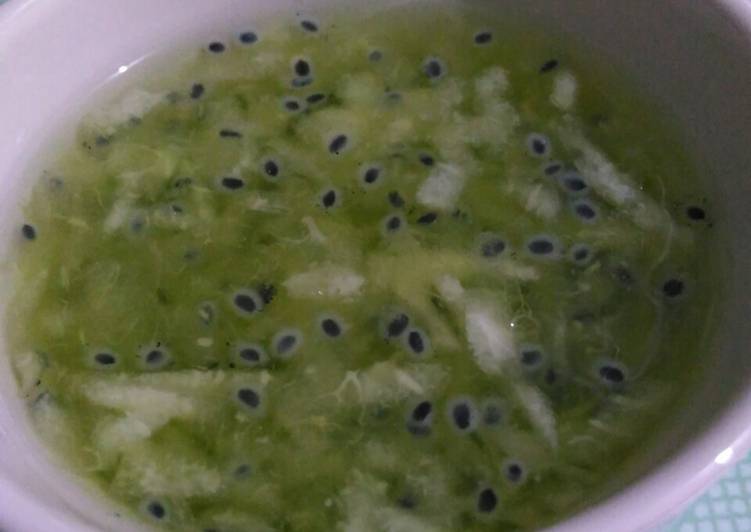 Resep: LezatEs blewah selasih