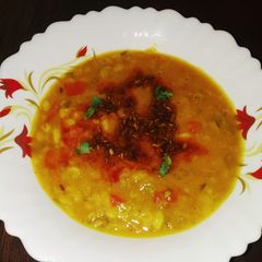 A picture of Fried Bottle gourd dal chana dal.