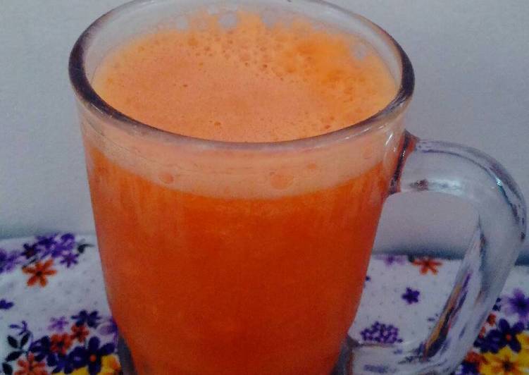 Bagaimana Membuat Juice Detox (wortel jahe), Bisa Manjain Lidah