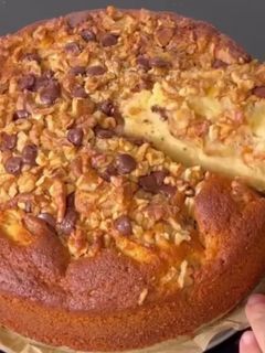 عکسی از دستور کیک سیب و دارچین😘😋😘