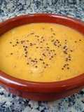 Crema de calabaza, manzana y miso