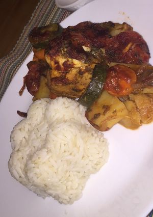 صورة لوصفة صينة خضار بالدجاج 😋🥘سهله وطعمه 👍😊