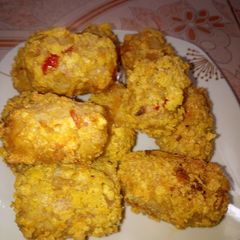 Crispy Yam Noggets A picture of Crispy Yam Noggets.