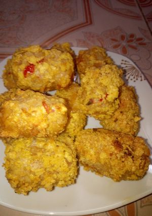 A picture of Crispy Yam Noggets.