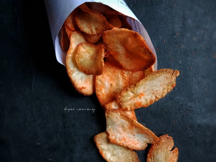 Langkah Mudah untuk Menyiapkan Resep Kripik singkong Rasa Keju yang Uenak Anti Ribet, Lezat Sekali