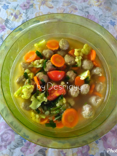 Foto resep Sop Bakso Sederhana