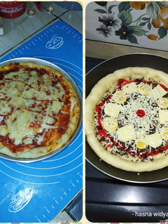 Foto resep Adonan pizza bisa oven / teflon