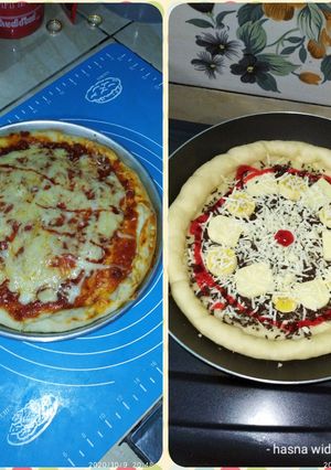 Foto resep Adonan pizza bisa oven / teflon