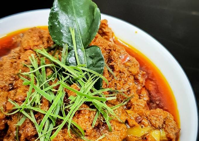 Rendang daging tumis