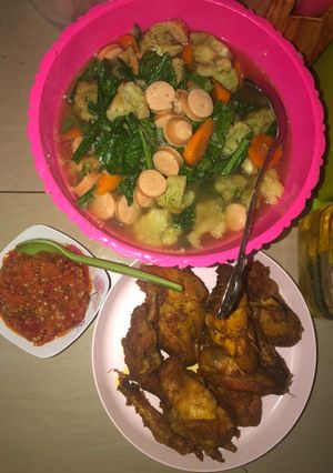 Foto resep Capcay sosis wortel kembang kol