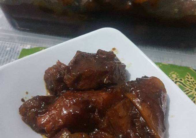 Ternyata ini loh! Resep membuat Bacem daging sapi ala fe&#39;  menggugah selera