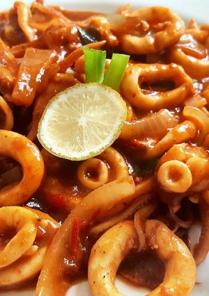 Foto resep Cumi saus padang