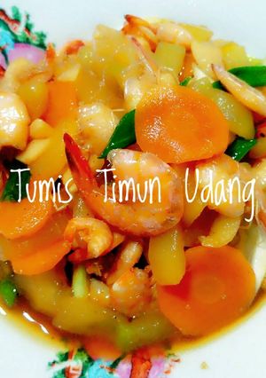 Foto resep Tumis Timun Udang