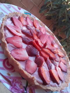 صورة لوصفة تارت بالفراولة 🍓