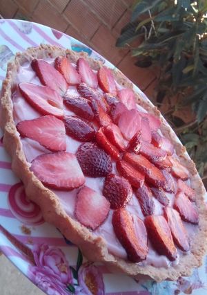 صورة لوصفة تارت بالفراولة 🍓