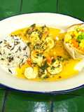 Camarones con ajo y perejil