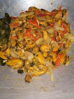 Foto resep Tumis Kerang kupas pedas
