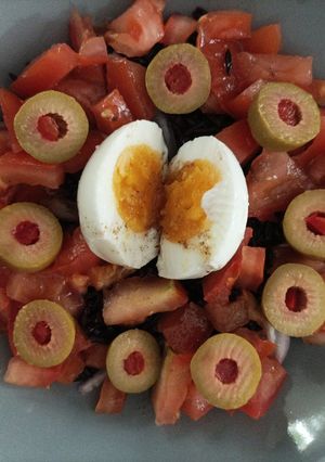 Une photo de Salade de riz noir