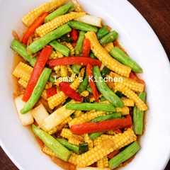 รูปของ Tumis Baby Corn dan Buncis