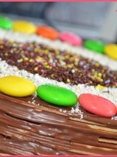 Una foto de Tarta huesitos