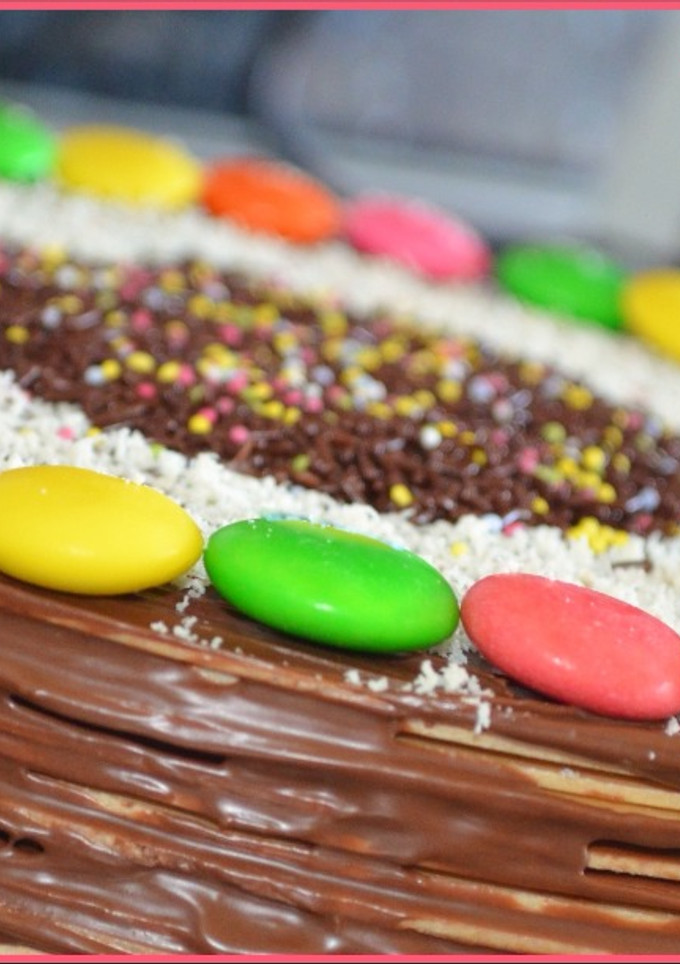 Una foto de Tarta huesitos