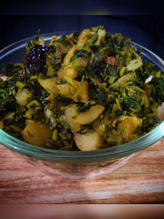 आलू मेथी की सब्जी (aloo methi ki sabzi recipe in Hindi) रेसिपी मुख्य फोटो