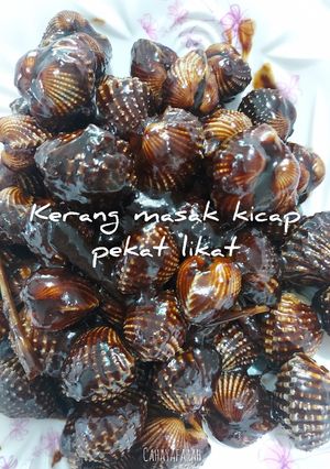 Gambar Kerang masak kicap pekat likat