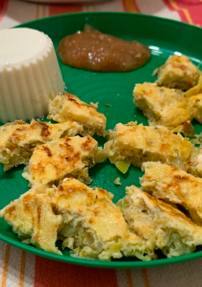 Una foto de Tortilla de aprovechamiento para los peques