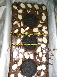 Foto resep Shiny fudgy brownies