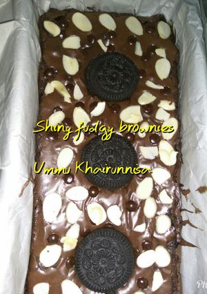 Foto resep Shiny fudgy brownies