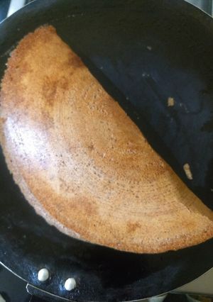 A picture of Ragi dosa.