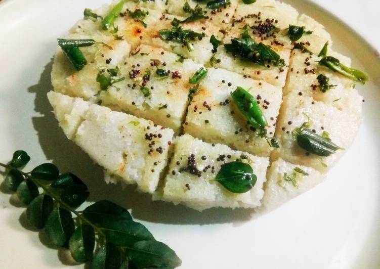 Recipe of Super Quick Homemade Khatta Dhokla