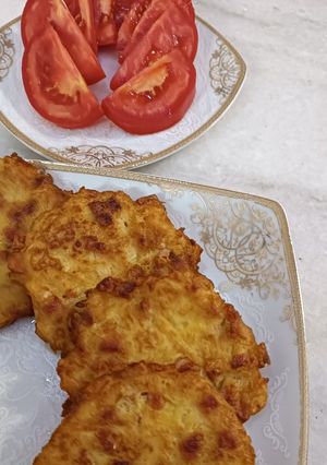 عکسی از دستور کوکو سیب زمینی و سوسیس