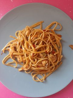 Una foto de Fideos chinos