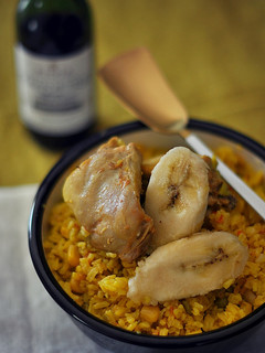 Una foto de Arroz amarillo con pollo (receta cubana)