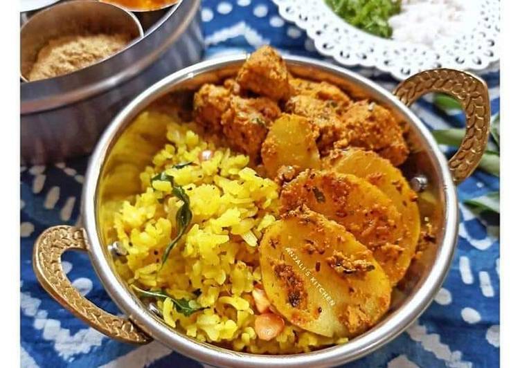 Simple Way to Make पोहा-भुजिंग in 21 Minutes for Young Wife