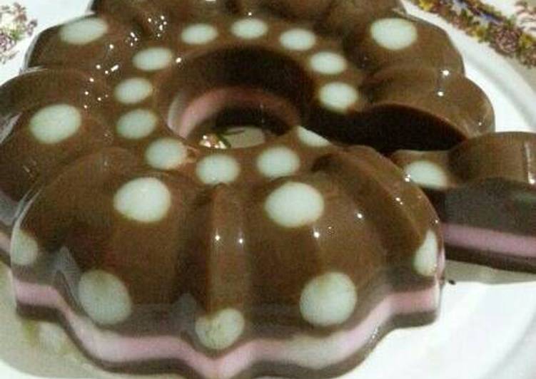 (03) Puding Polkadot Coklat Doger #Bikinbareng