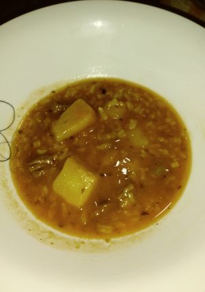 Una foto de Guiso de arroz integral