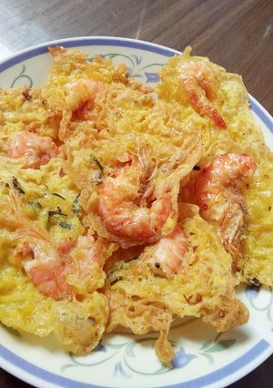 Foto resep Peyek Udang ala RM Padang #pr_olahan tepungberas