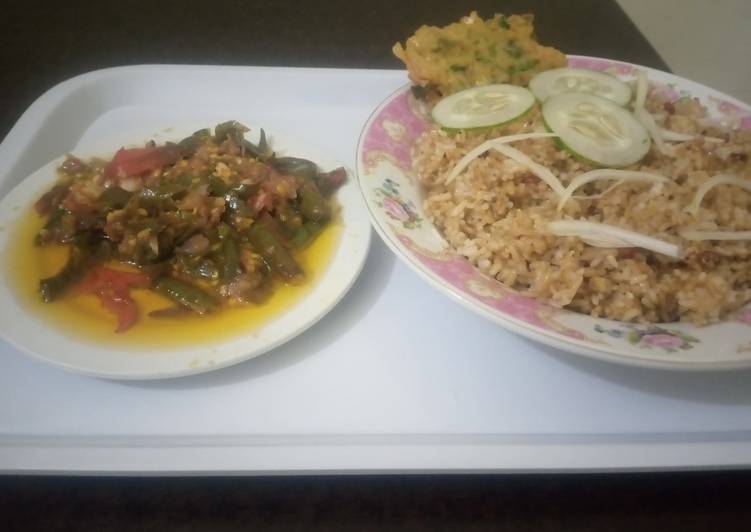 Resep Nasi goreng Jawa dan sambar rica huha, Sempurna