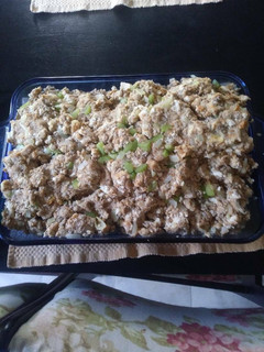 A picture of Stuffing aka filling.
