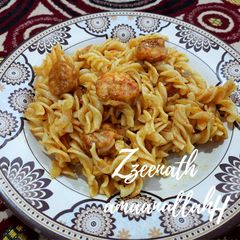 A picture of Desi Style Prawns Fusili.