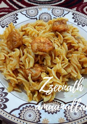 A picture of Desi Style Prawns Fusili.